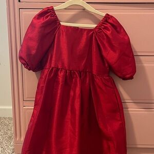 Copper Key Red Kids Dress